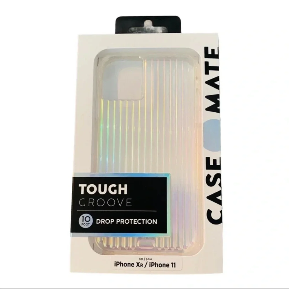🆕 Case Mate Tough Groove Iridescent iphone Case